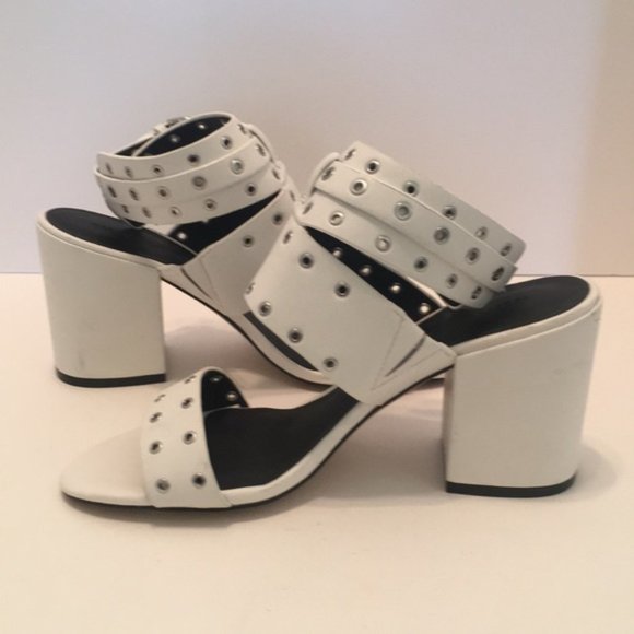 Rebecca Minkoff Carter Grommet Block Heel Sandal - Picture 3 of 8